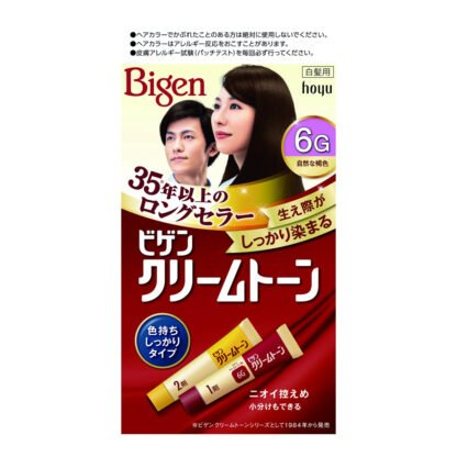 Hoyu Bigen Cream tone 6G natural brown 40g + 40g