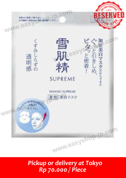 Sekkisei Supreme White Lift Mask 15ml - Image 2