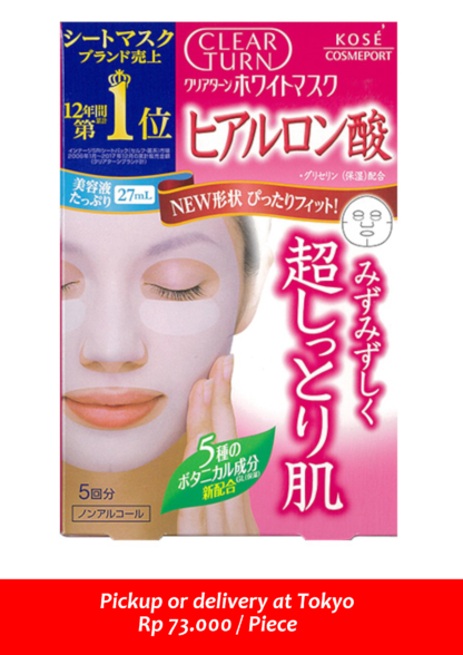Clear Turn White Mask Hyaluronic Acid 5 Times - Image 2