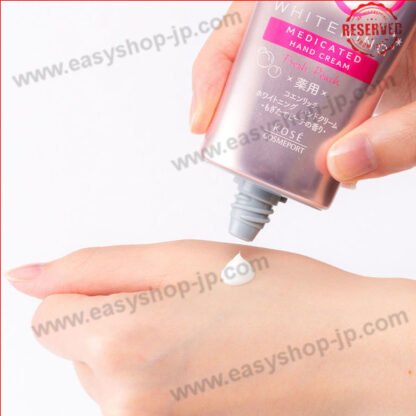 CoenRich medicated whitening hand cream freshly picked peach 80g - Image 3