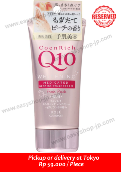CoenRich medicated whitening hand cream freshly picked peach 80g - Image 2