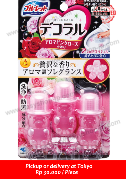 Bluelet Decoral Aroma Pink Rose Fragrance 7.5g x 3 - Image 2