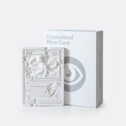 Crystalized Mew Card (White)
