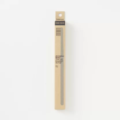 Polypropylene toothbrush wide head