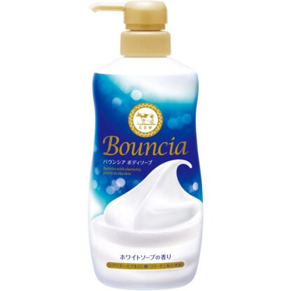 Milk Soap Kyoshinsha Bouncia Body Soap White Soap Fragrance Pump 480ml