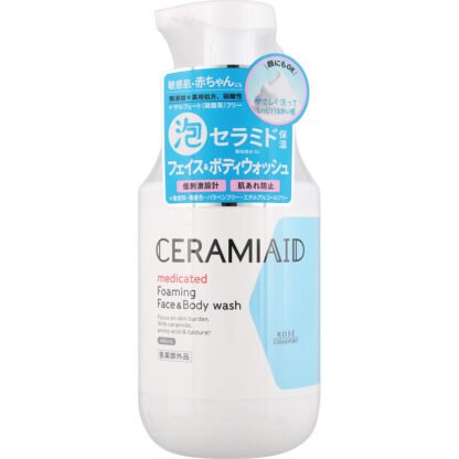 KOSE Cosmeport Cerami Aid Medicated Face and Body Wash 480mL (quasi-drug)