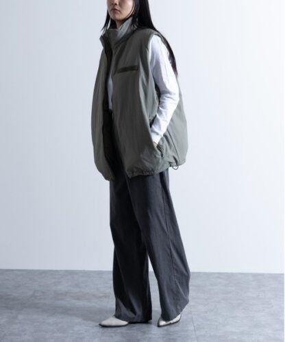 ZozoTown Washed Nylon Super Loose Padded Military Vest - Image 8