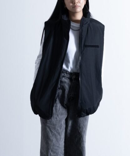 ZozoTown Washed Nylon Super Loose Padded Military Vest - Image 6