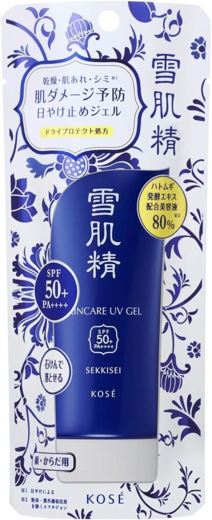 SEKKISEI Skin Care UV Gel, 3.2 oz (90 g) Sun Protection SPF 50+/PA+++++ - Image 5